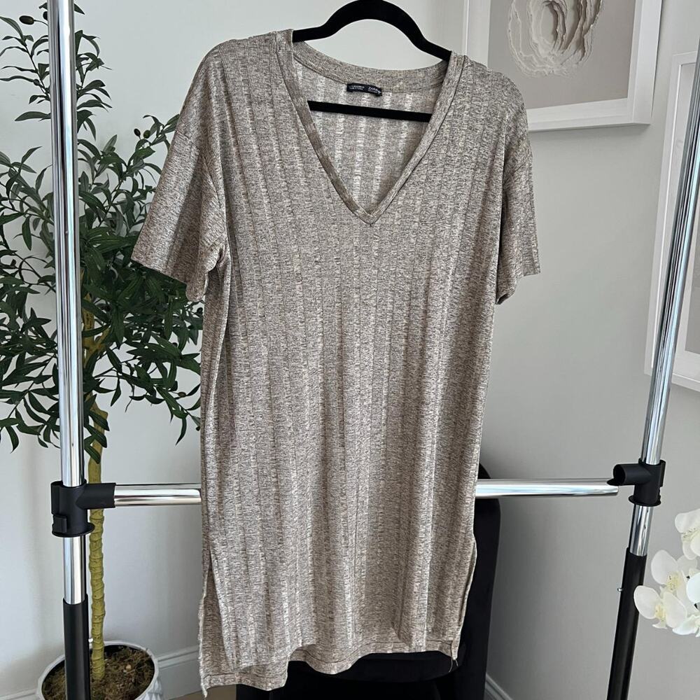Silky Shirt Dress